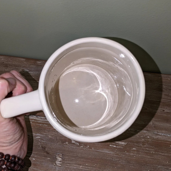 Huge 4 Cup Beer Mug Stein Stoneware "Irish Whiskey Makes Me Frisky" - 7in - Picture 3 of 5